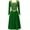 Green, variant on Women Adult Princess Fiona Green Velvet Dress Outfit