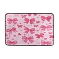 thumbnail image 5 of Bathroom Sets Curtain and Rug Sets 23.6x15.7 in Non-Slip Mat and 66x72 in Shower Curtain for Home Bath Dcor Pink Cute Bows, 5 of 7