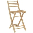 thumbnail image 4 of vidaXL 3 Piece Bar Set Bamboo, 4 of 5