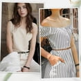 thumbnail image 3 of JASGOOD 4Pack Skinny Leather Belt Women Thin Waist Belt Ladies Belt for Jeans Pants Dress, 3 of 11