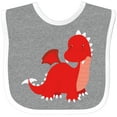 thumbnail image 3 of Inktastic Adorable Red Dragon Boys Baby Bib, 3 of 4