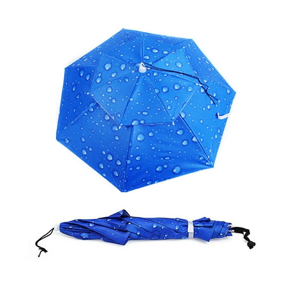 HDWUEN Rain Umbrellas Travel Beach Lightweight Umbrellas Portable Windproof Compact Folding Umbrella for Rain & Sun blue