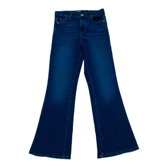 Jeans Oh Pomp para Mujer con Botón en la Cintura con Bolsos Azul Marino Talla 9