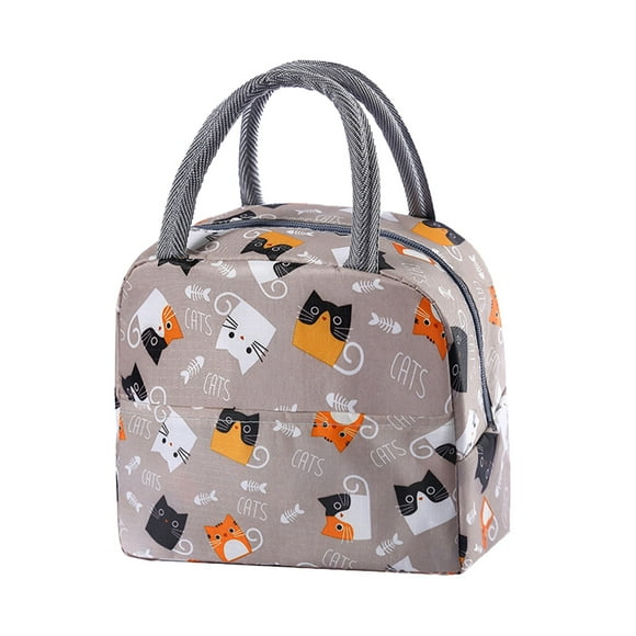 asddcavvf Lunch Bag Insulated Lunch Women's Lunch Tote With Front Pocket Reusable Insulated Bag Women's Lunch Men's Work Picnic Water Bottle Tote with Strap And Pockets