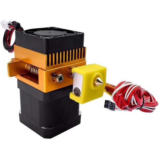 Apto para extrusora MK8 12 V/24 V 1,75 mm empuñadura izquierda/derecha con boquilla de 0,4 mm + motor de paso de 40 mm + ventilador de kit de calor para piezas de impresora 3D. ( Color : Manija derecha esquí esquí Gafas de esquí