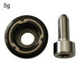 thumbnail image 1 of Mosiee Black Golf Weight For Fairway Wood End Block Small Screws 3G-11G For Option, 1 of 8