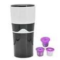 thumbnail image 2 of HLONK Portable Coffee Maker 450ml Compact Drip Coffee& Tea Maker Maker Single Serve Coffee Brewer Hot Or Cold Brew for Travel Commuting Outdoors Office Camping for K Cup Capsules 2, 2 of 8