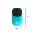 thumbnail image 3 of Wireless Mouse, 2.4GHz Silent Mouse, Cordless Mouse for Laptop, Pc, Desktop, Notebook, Small & Portable, Built-in Rechargeable Battery, Compatible with XP, Windows Macbook,Gifts for Men Women(Blue), 3 of 6