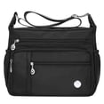 thumbnail image 4 of MUSOIE Multi-Pocket Shoulder Handbag Water-Resistant Nylon Crossbody Bag Large Purses Messenger Bag, 4 of 7