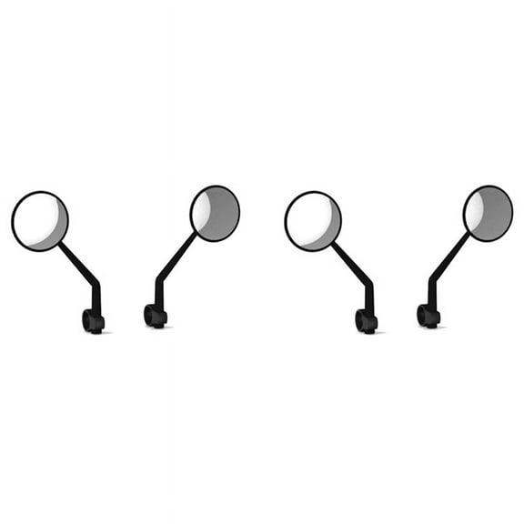 4Pcs Rearview Mirror Scooter Rear View Bicycle Mirror Compatible for 1S / / Pro ES1 2 3 Scooter