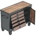 thumbnail image 6 of DuraMax 48 in. 5-Drawers Rolling Tool Chest with Wood Top, 6 of 12