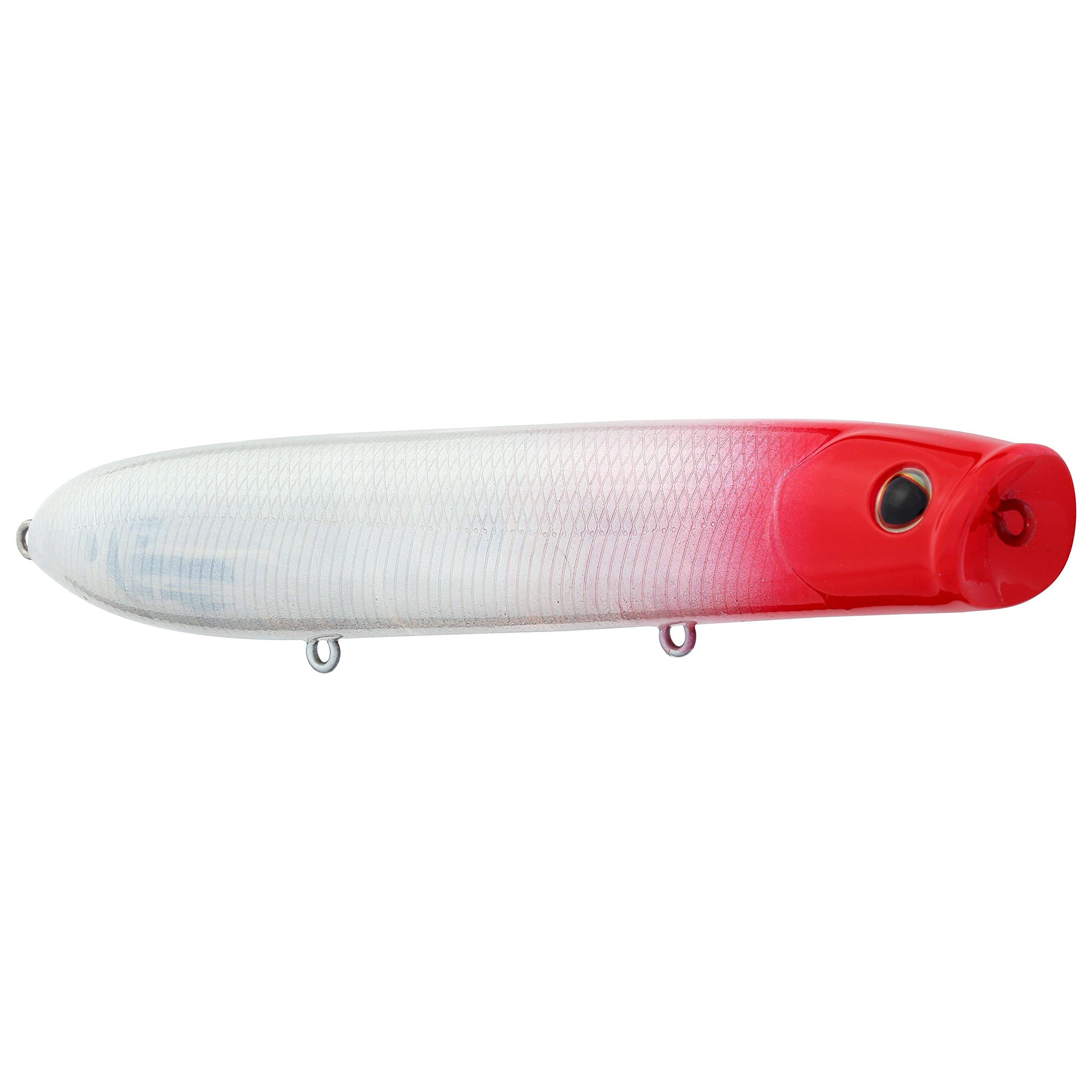 Berkley Cane Walker Topwater Fishing Lure, Red Head, 4/5 oz