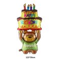 thumbnail image 3 of Globos grandes para tartas, globos de helio con forma de oso de dibujos animados para cumpleaños, para niños, decoración para baby shower, accesorios, suministros, juguetes, globos, 3 of 5