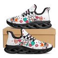 thumbnail image 1 of Caja médica blanca con impresión de suministros médicos, reloj transparente, zapatos con cordones, zapatos de enfermera, zapatillas deportivas geniales para correr para mujer, 1 of 6