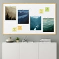 thumbnail image 4 of PixonSign Frameless Wall Art Forest Mountain Silhouette Landscape Prints, Set of 4 Nature Wall Decor Arts, Landscape Wall Décor, Adhesive Canvas Poster, Modern Home Artwork - 8"x10", 4 of 5