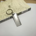 thumbnail image 2 of Metal Ruler Keychain, 5cm, Silver, 2 of 3