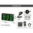 thumbnail image 2 of Coche motocicleta Digital GPS velocímetro Head Up Display alarma de exceso de velocidad, 2 of 5