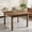 Dark Brown, variant on Fnova 39.4" Square Farmhouse Dining Table, Wood Coffee Table for 4 People, Modern Kitchen Table for Dining Room, Black (Chairs Not Included)