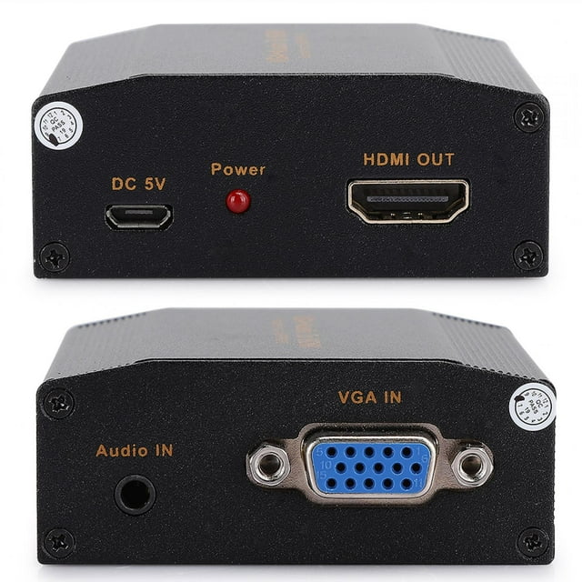 Professional VGA+Audio To Converter, Audio Adpter Support 1080P/60Hz For TV Projector