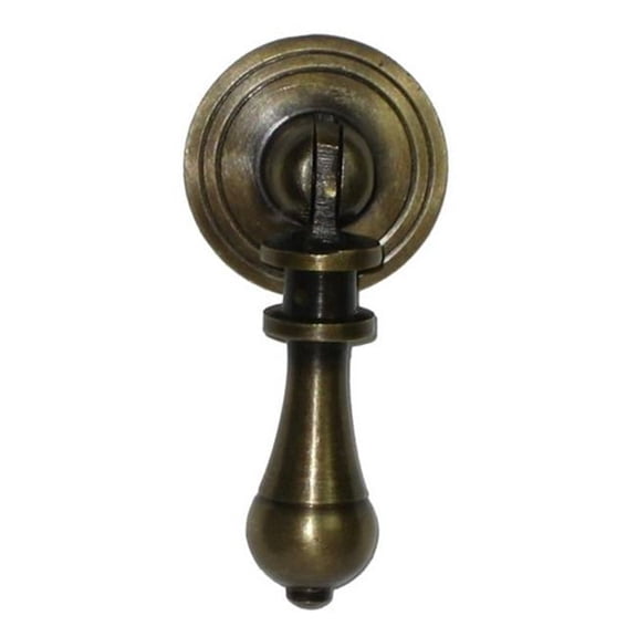 Gado Gado Hardware HTP1014 Teardrop Pull with Rosette Backplate- Small