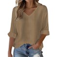 thumbnail image 2 of Endives Women's Solid Color Shirts Long Sleeve Shirt Womens Tops Fall Clothes, 2 of 5