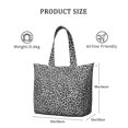 thumbnail image 4 of 22 Inch Oversized Travel Bag Lightweight Canvas Weekender Duffel with Multi Pockets, Animal Print, 4 of 5