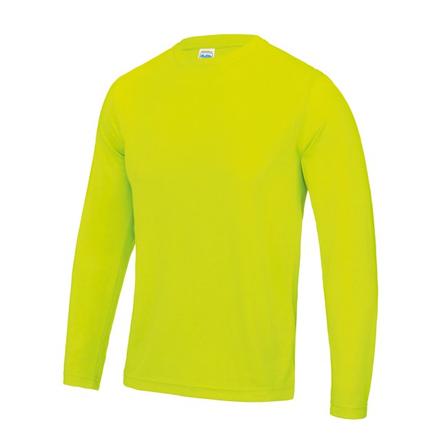 AWDis Just Cool T-Shirt Uni à Manches Longues pour Hommes, Performance Sportive Cool
