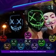 thumbnail image 4 of Máscara De Luz LED De Halloween 2023 Divertida La Purga Año De Elección Ideal Para Cosplay, 4 of 4