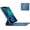 Pacific Blue, variant on typecase Keyboard Case for iPad Air 13"(M4/M3/M2, 2026/2025/2024), iPad Pro 12.9"(3rd-6th Gen) - Wireless with Trackpad, Thin & Backlit, Slim Rugged Folio, Blue