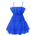 thumbnail image 5 of WTXUE Corset Dress, Tube Top Mesh Bowknot Ballet Dress for Women, Tulle Dress Women, Mesh Dress, Blue Dress Women, Blue M, 5 of 5