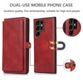 thumbnail image 5 of Samsung S23 S22 S21 S20 S10 S9 S8 Plus Ultra Fe Note20 Note10 Note9 Note8 Plus Ultra Case, Card Slot Holder Cash Pocket PU Leather Sleeve Magnetic Clo Cheap and fine, 5 of 5