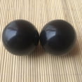 WAXIAYUZ 2" Hand Exercise Balls Chinese Health Massage Balls (Black