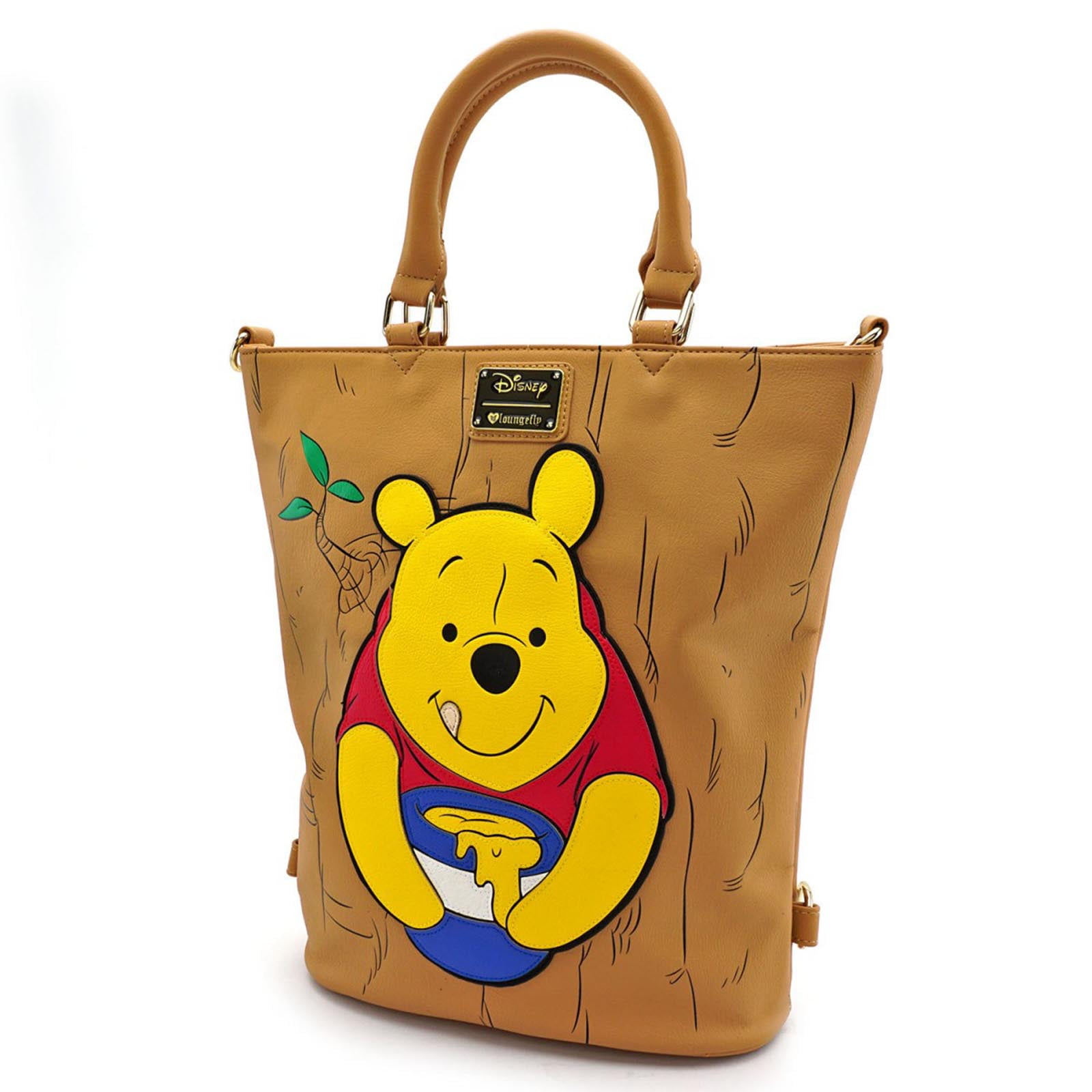 Winnie Pooh Backpack Travel Laptop Backpack with USB Charging Port Headphone Interface College Bookbag for Women Men Boys Business Travel Anti Theft Backpack