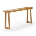 thumbnail image 3 of Plank+Beam Solid Wood 66" Console Table, Classic Entryway Table, Narrow Foyer Table, 3 of 10