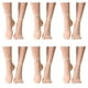thumbnail image 1 of 12 pares de calcetines altos hasta el tobillo transparentes para mujer, medias color piel, ultrafinas, frescas, transparentes, de seda para mujer, 1 of 6