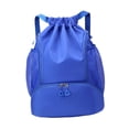 thumbnail image 3 of Mochila con cordón para hombre y mujer, gran capacidad, impermeable, bolsa de natación para, 3 of 8