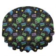 thumbnail image 2 of Game Controller Black Pattern Round Tablecloth 60"x60", Wrinkle Resistant Wipeable Table Cover for Kitchen Dining Room Picnic Patio and Party, 2 of 6