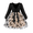 Black Flower, variant on Arshiner Toddler Girls V Back Tutu Dress Tulle Puff Long Sleeve Wedding Birthday Party Fall Toddlers Dresses