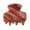 Brown, variant on Hair Claw for Women – Striped Print Small Size Back, Versatile Accessory for Long Short Hair Daily