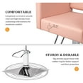 thumbnail image 5 of UBesGoo 360° Swivel Barber Chair with Reclining Back, T-shaped Footrest, Pink, 5 of 9