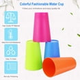 thumbnail image 2 of Nogis 9 Ounce Kids Cups, 12 Pack Kids Plastic Cups In 12 Assorted Colors, Kids Drinking Cups, Toddler Cups, Cups for Kids Toddlers, Unbreakable Toddler Cups, 2 of 9