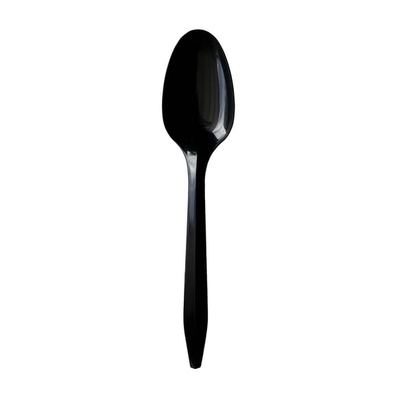 Boardwalk Mediumweight Polypropylene Disposable Spoons, Black, 1,000-Count
