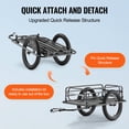 thumbnail image 4 of Remolque de carga para bicicleta VEVOR, 125 kg, capacidad de carga plegable de 20 pulgadas, 4 of 9