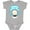 AC-Heather Grey, variant on Inktastic Jesus Loves Me Cute Lamb and Stars Boys or Girls Baby Bodysuit