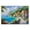 Coastal Pathway Seascape Townscape, variant on Stupell Industries Traditional Panoramic Mountain View Canvas Art, 24 x 16, by LSR Design Studio