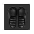 thumbnail image 3 of Fangasis Unisex Slide Sandals Quick Dry Flat Sandal Comfort Slides Pool Lightweight Shower Slippers Black 10.5-11.5(M), 3 of 3