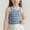 Blue, variant on Fengqque Girls Tank Tops Sleeveless Undershirt Kids Striped Print Shirt Casual Crew Neck Slim Fit Tee Red 12-13 Years