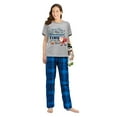thumbnail image 5 of Ihaphap Family Christmas Matching Pajamas It‘s The Most Wonderful Time Of The Year Grey Short Top and Blue Plaids Pajamas Set, M-Men, 5 of 6