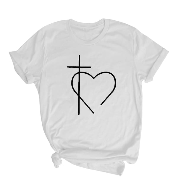 Blusas de Manga Corta para las Mujeres Divertida Impresión Cuello Redondo Camiseta Vintage, Blusas de Primavera para las Mujeres