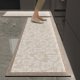 thumbnail image 1 of Xiao Hua Alfombra de baño, antideslizante, de felpa, peluda, lavable a máquina, para suelo, bañera y ducha, 38 x 120 cm (blanco), 1 of 4